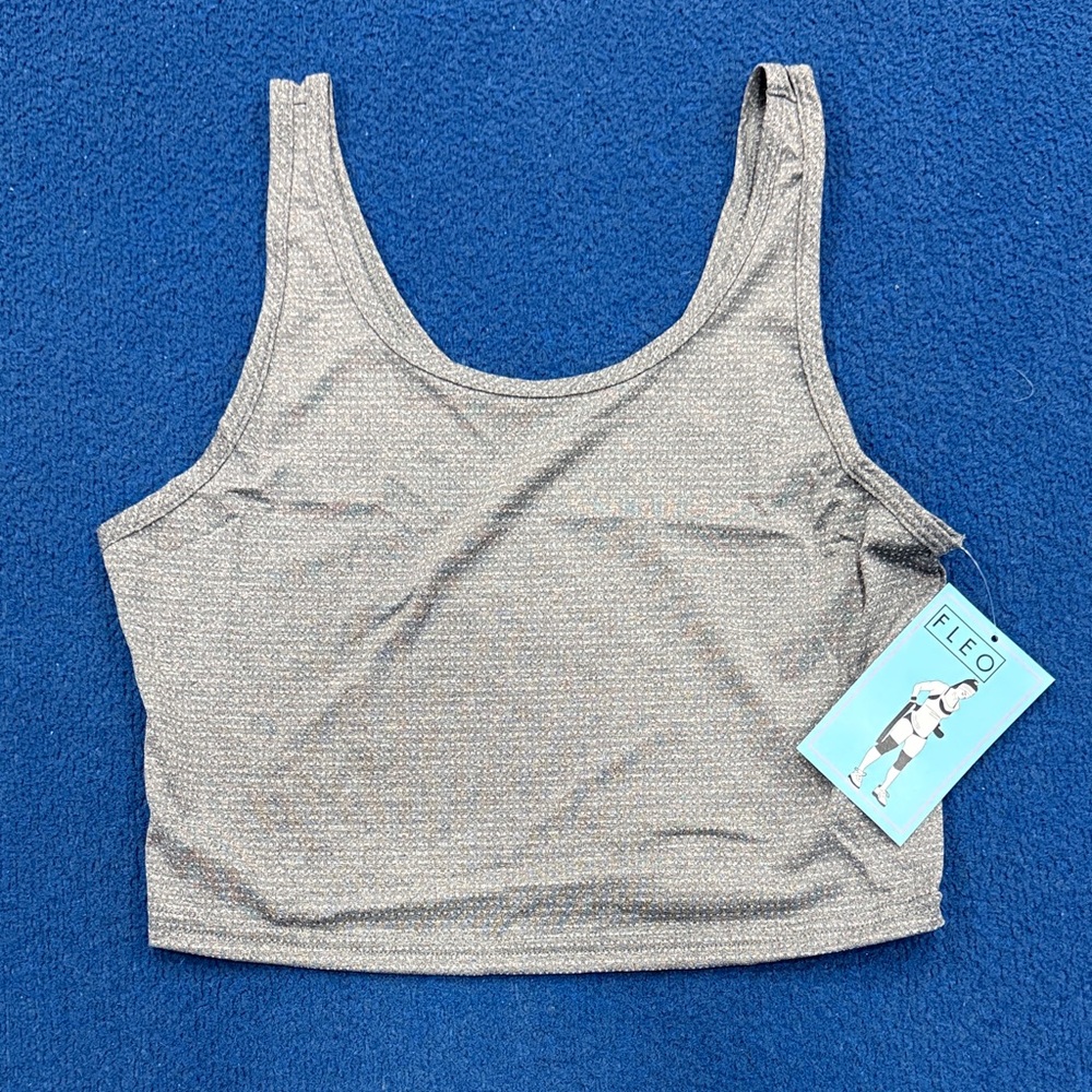 Gray Sleeveless Women's Top